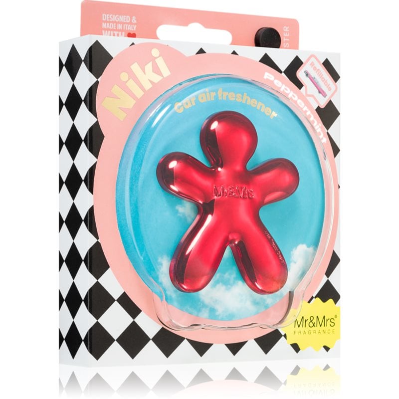 Mr & Mrs Fragrance Niki Peppermint aроматизатор за автомобил