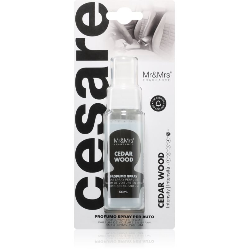 Mr & Mrs Fragrance Cesare Cedar Wood ароматизатор за въздух за колата - Аромат - Сравни цени от 1 магазин с безплатна доставка