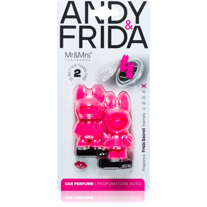 Mr & Mrs Fragrance Mr & Mrs Fragrance Andy & Frida Frida Secret aроматизатор за автомобил - Унисекс парфюм - Сравни цени от 1 магазин с безплатна доставка