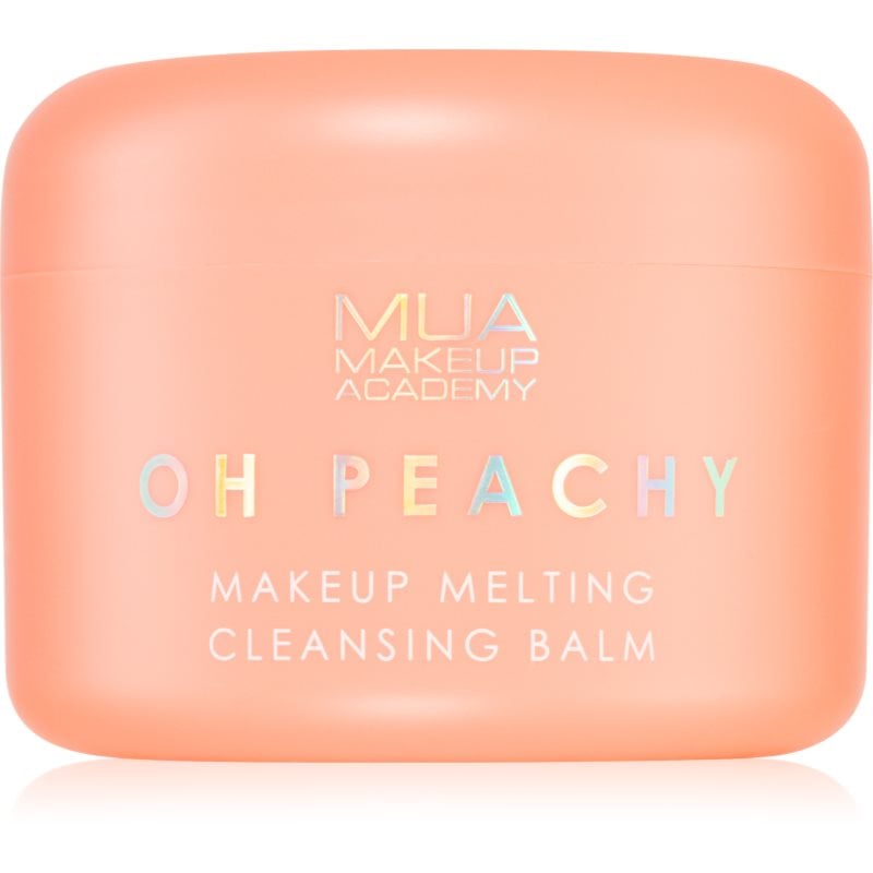 MUA Makeup Academy Oh Peachy балсам за почистване на грим, съдържащ олио с аромат на праскова
