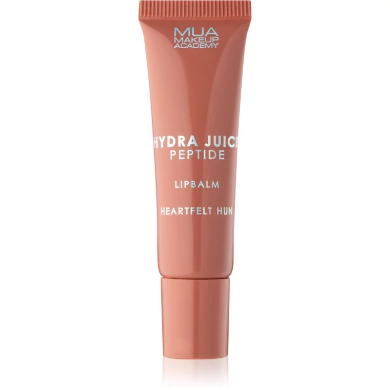 MUA Makeup Academy Hydra Juice Peptide Lip Balm хидратиращ балсам за устни за блясък аромати Heartfelt Hun (Honey)