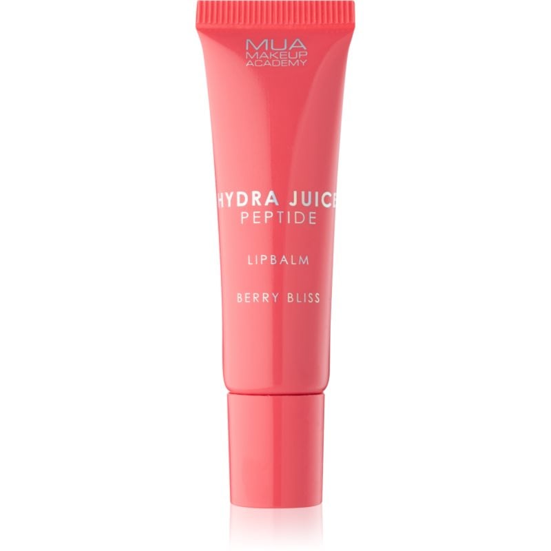 MUA Makeup Academy Hydra Juice Peptide Lip Balm хидратиращ балсам за устни за блясък аромати Berry Bliss (Strawberry)