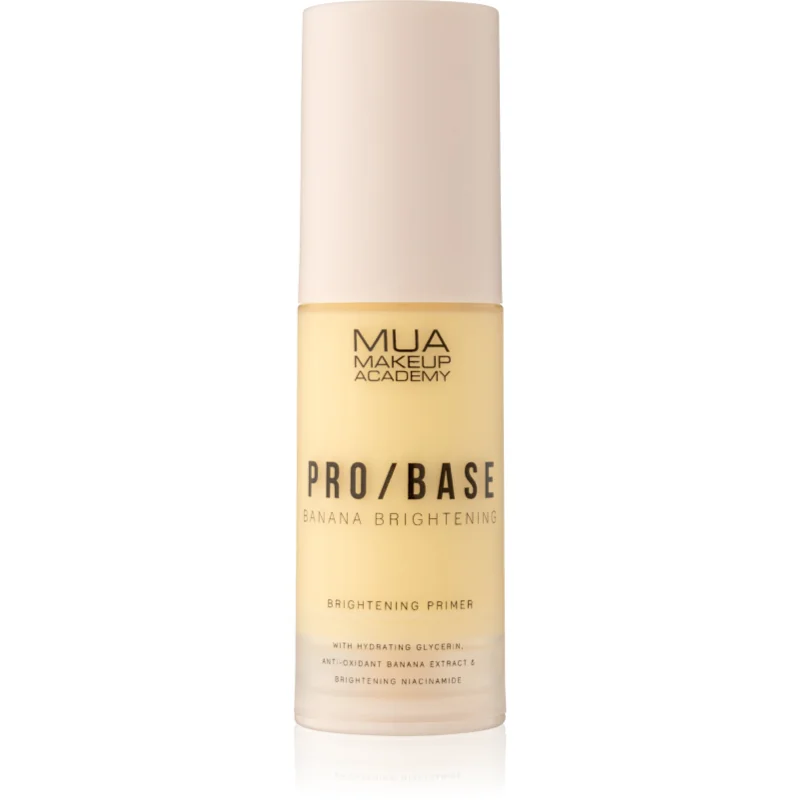 MUA Makeup Academy PRO/BASE Banana Brightening озаряваща база - Грим - Сравни цени от 1 магазин с безплатна доставка