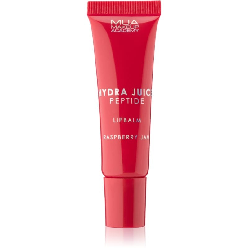 MUA Makeup Academy Hydra Juice Peptide Lip Balm хидратиращ балсам за устни за блясък аромати Raspberry Jam