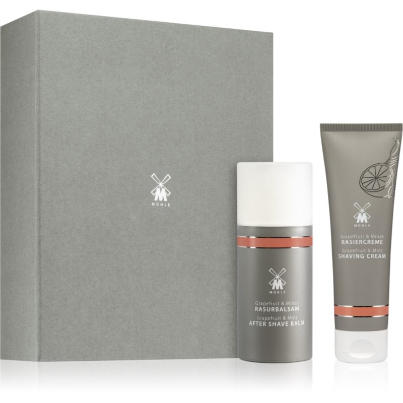 Mühle Aftershave Grapefruit & Mint подаръчен комплект бръснене за мъже - Комплект - Сравни цени от 1 магазин с безплатна доставка
