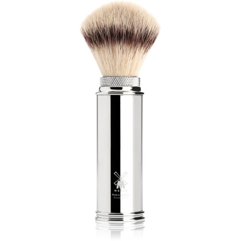 Mühle TRAVEL Silvertip Synthetic четка за бръснене Silver