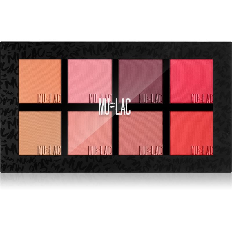 Mulac Cosmetics Moody Blushes палитра с ружове 8x6 гр.