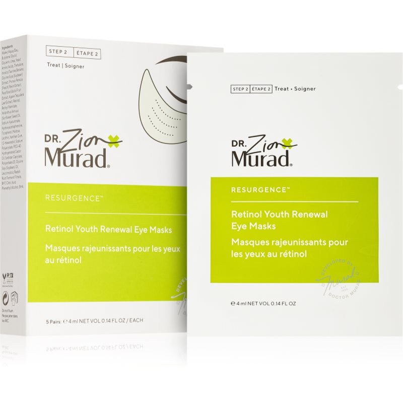Murad Dr. Zion x Murad маска за очи под формата на лепенка с ретинол