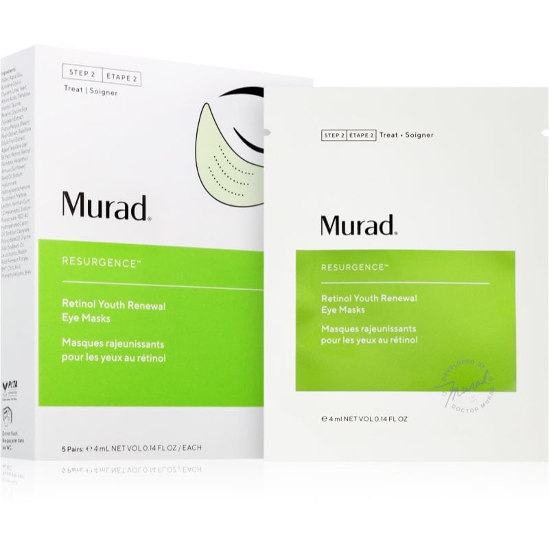 Murad Dr. Zion x Murad маска за очи под формата на лепенка с ретинол