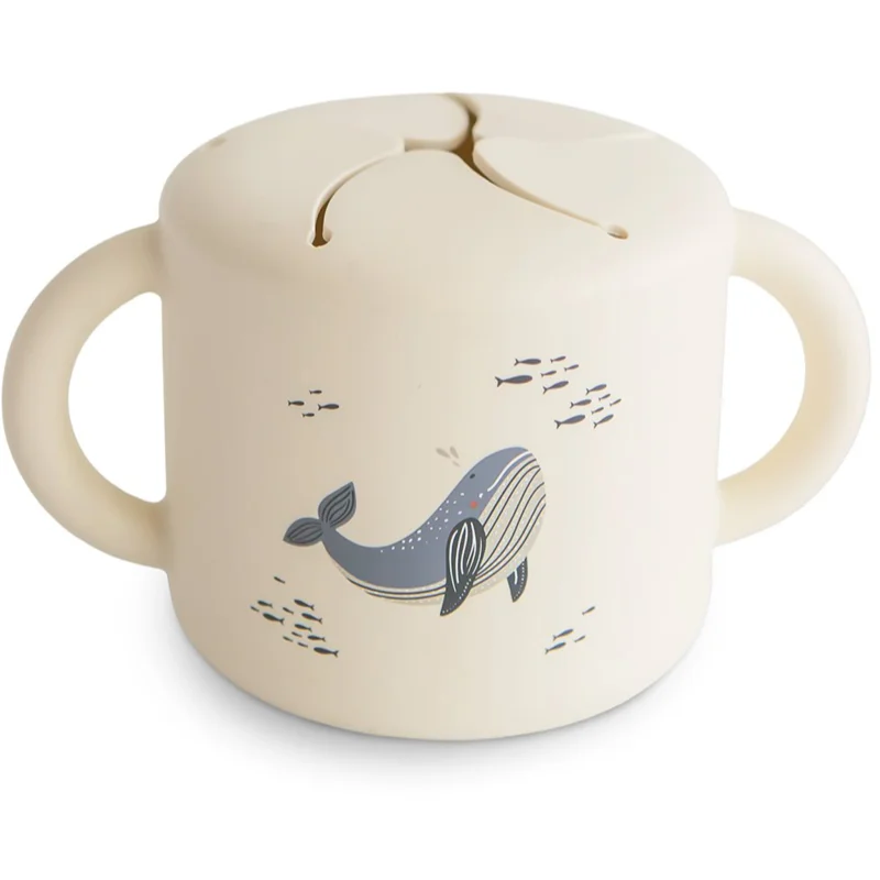 Mushie Baby Snack Cup чаша за закуска Whales - За деца - Сравни цени от 1 магазин с безплатна доставка