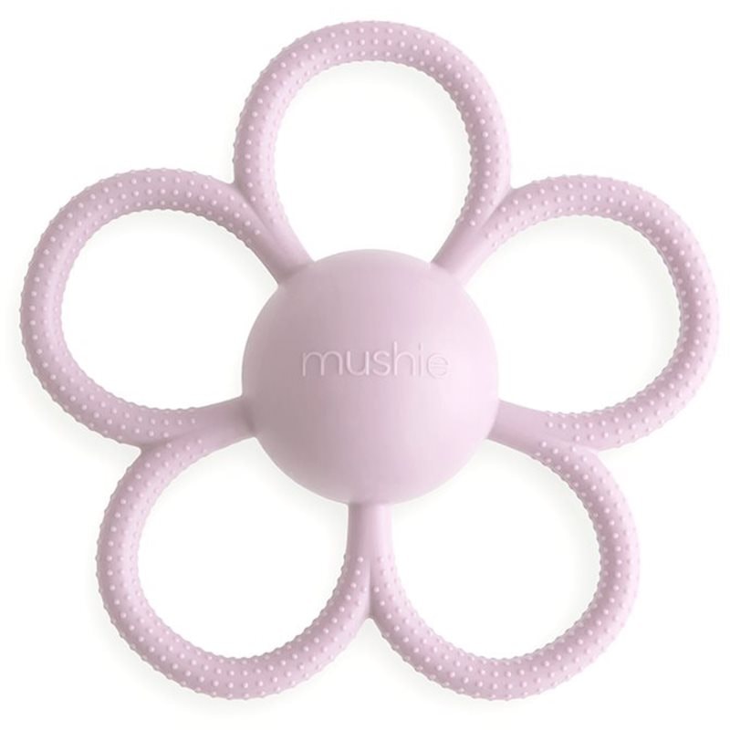 Mushie Rattle Teether Toy гризалка с дрънкалка Soft Lilac - За деца - Сравни цени от 1 магазин с безплатна доставка