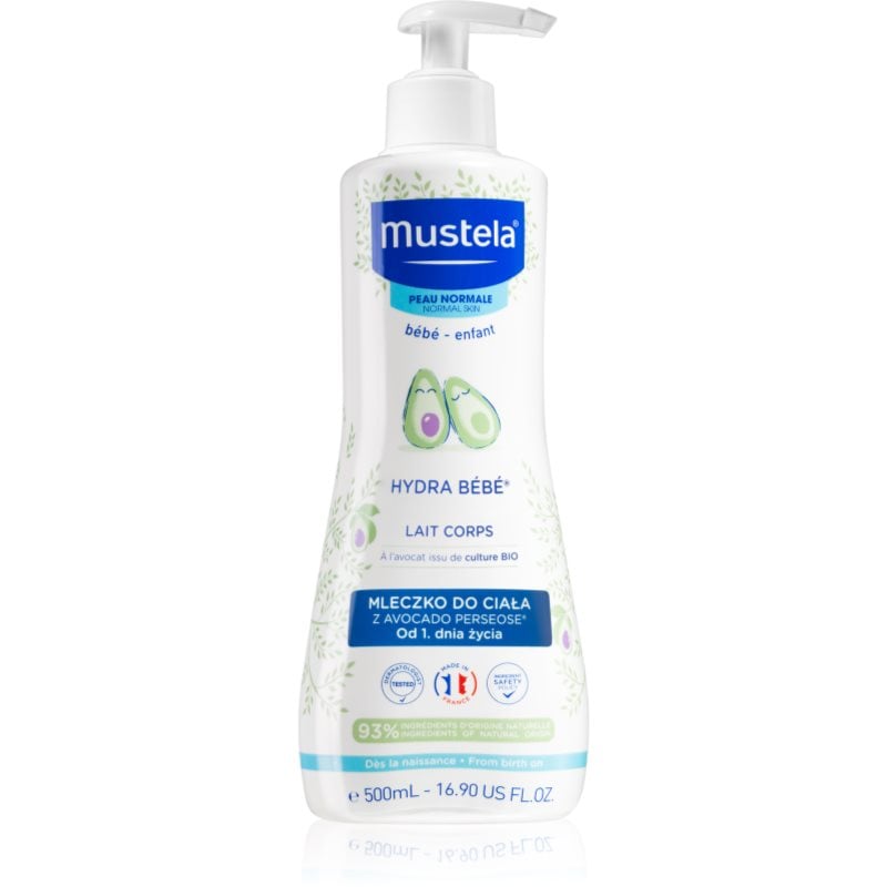 Mustela Bébé Hydra Bébé хидратиращо мляко за тяло за детска кожа