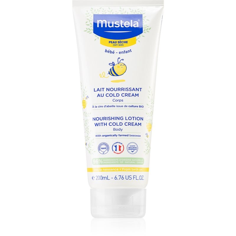 Mustela Bébé Soin тоалетно мляко за тяло съдържа cold cream - Грижа за тяло - Сравни цени от 1 магазин с безплатна доставка