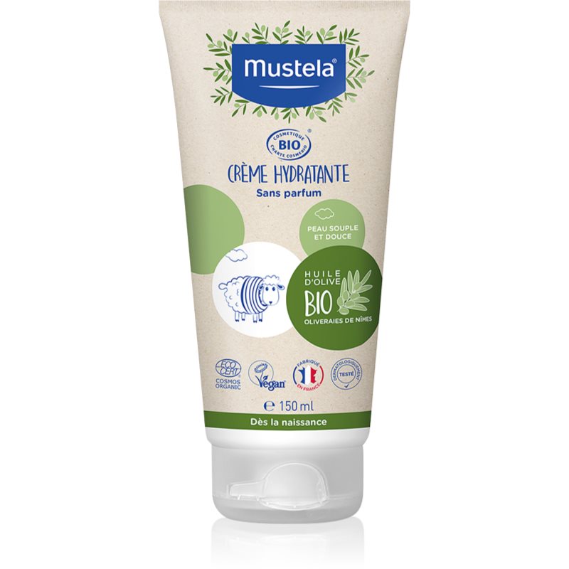 Mustela BIO Hydrating Cream with Olive Oil хидратиращ крем за лице и тяло за деца от раждането им - Грижа за лице - Сравни цени от 1 магазин с безплатна доставка