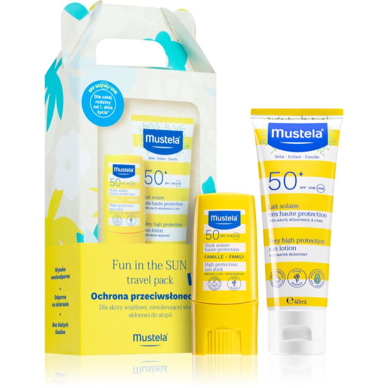 Mustela Sun Fun in the Sun подаръчен комплект за бебета и деца - Комплект - Сравни цени от 1 магазин с безплатна доставка