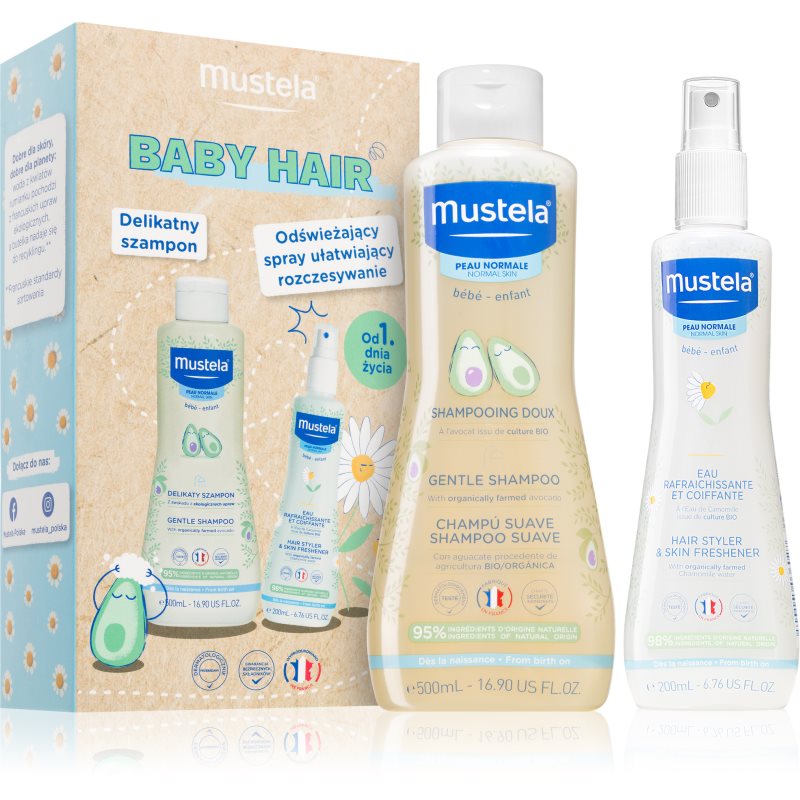 Mustela Bébé Baby Hair подаръчен комплект за деца от раждането им - За деца - Сравни цени от 1 магазин с безплатна доставка