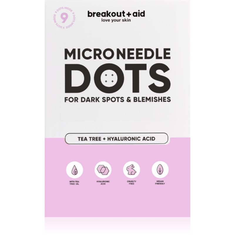 breakout + aid Microneedle Dots концентрат за проблемна кожа с микроиглички за тъмни петна от акне