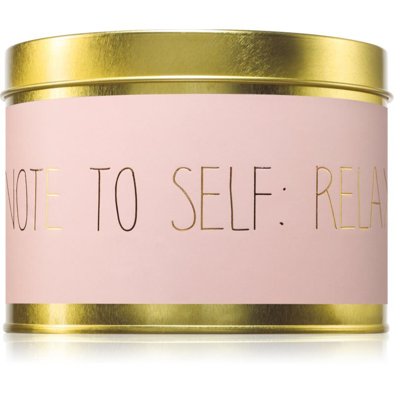 My Flame Green Tea Time Note To Self: Relax ароматна свещ 11x8 см - Аромат - Сравни цени от 1 магазин с безплатна доставка