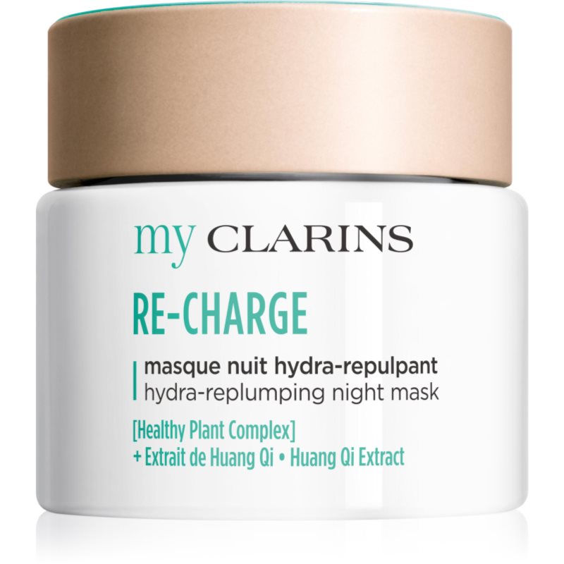 Clarins My Clarins Re-Charge Hydra-Replumping Night Mask енергизираща маска за лице за сияен вид на кожата - Грижа за лице - Сравни цени от 1 магазин с безплатна доставка