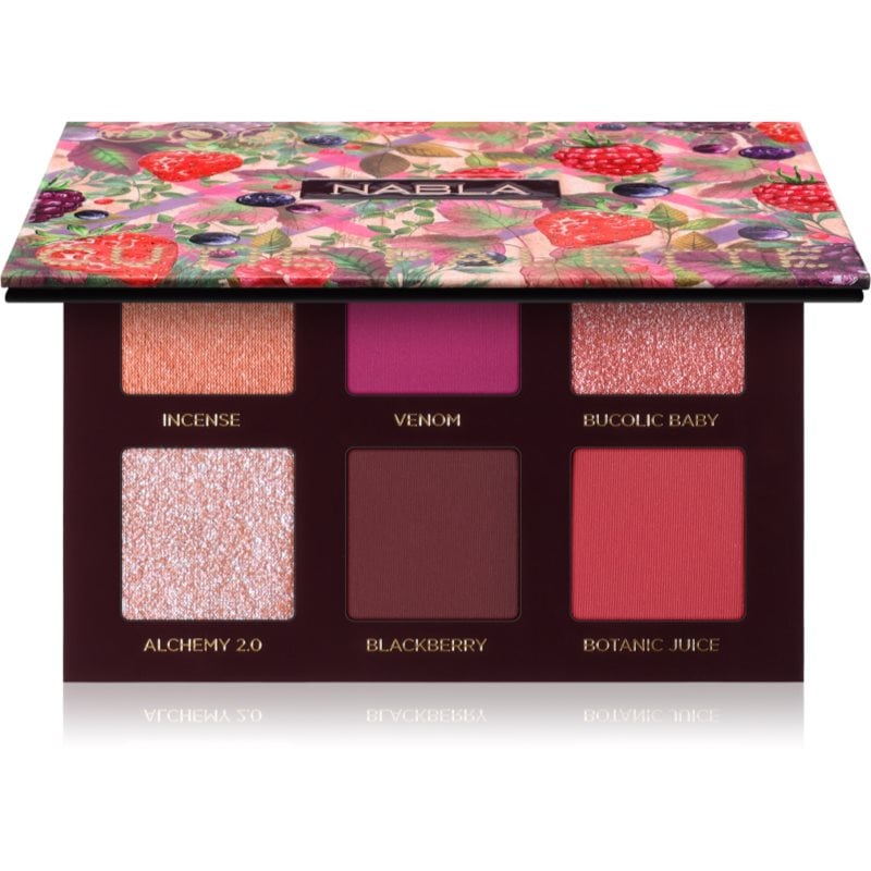 NABLA Cosmetics Cutie Palette палитра сенки за очи цвят Wild Berry 8 гр.