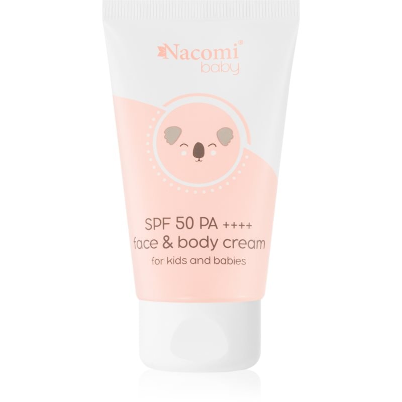 Nacomi Baby защитен крем за деца SPF 50 - Грижа за тяло - Сравни цени от 1 магазин с безплатна доставка