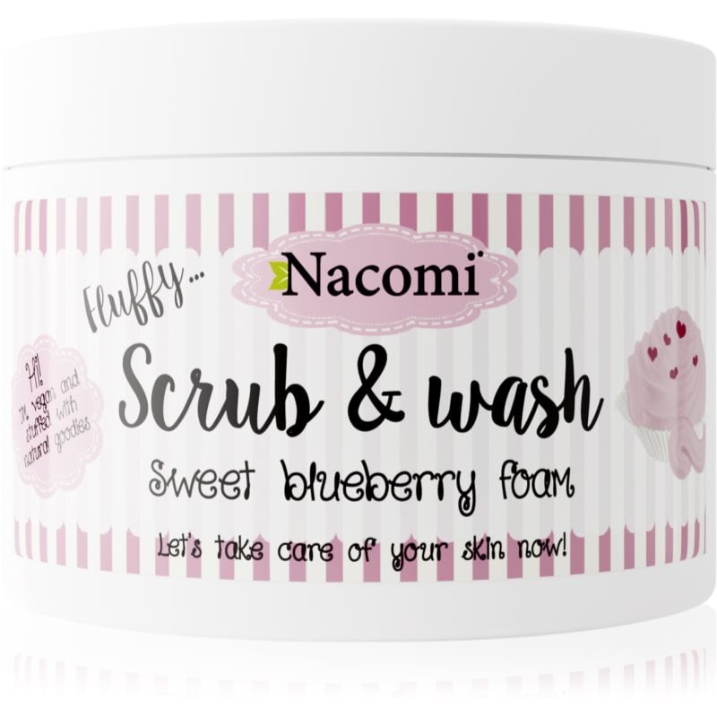 Nacomi Fluffy... Sweet Blueberry Foam пилинг за тяло