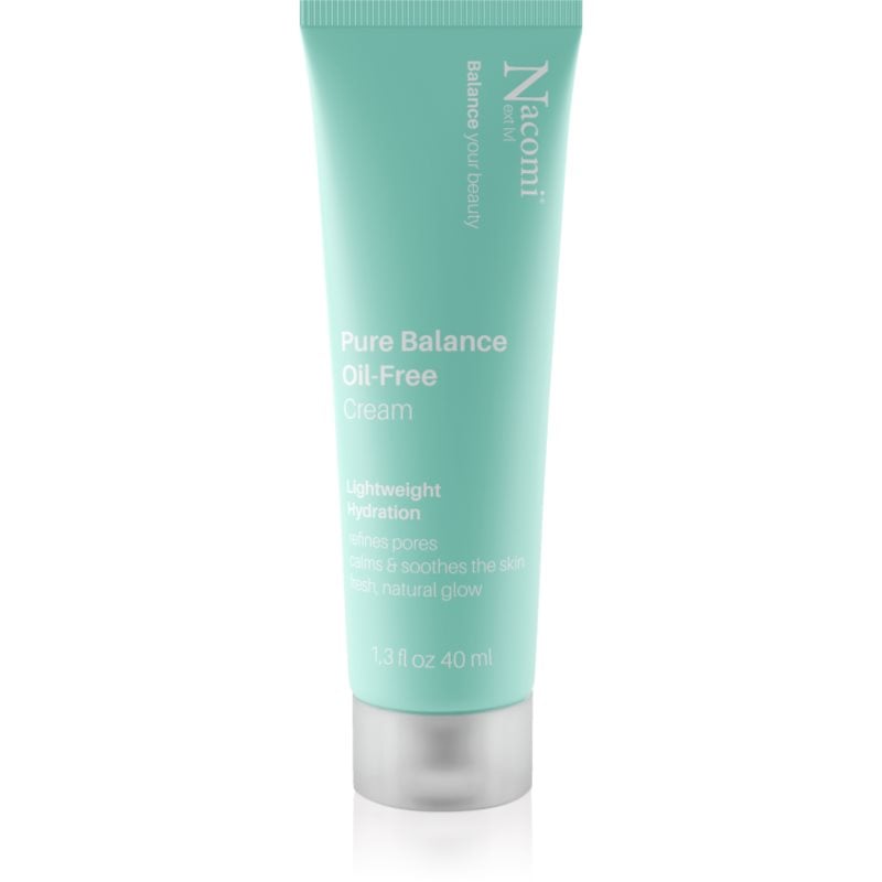 Nacomi Next Level Pure Balance немазен хидратиращ крем за смесена и мазна кожа