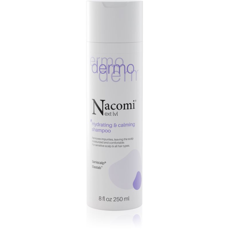 Nacomi Nacomi Next Level Dermo Hydrating & calming shampoo хидратиращ и успокояващ шампоан - Унисекс парфюм 250мл - Сравни цени от 1 магазин с безплатна доставка