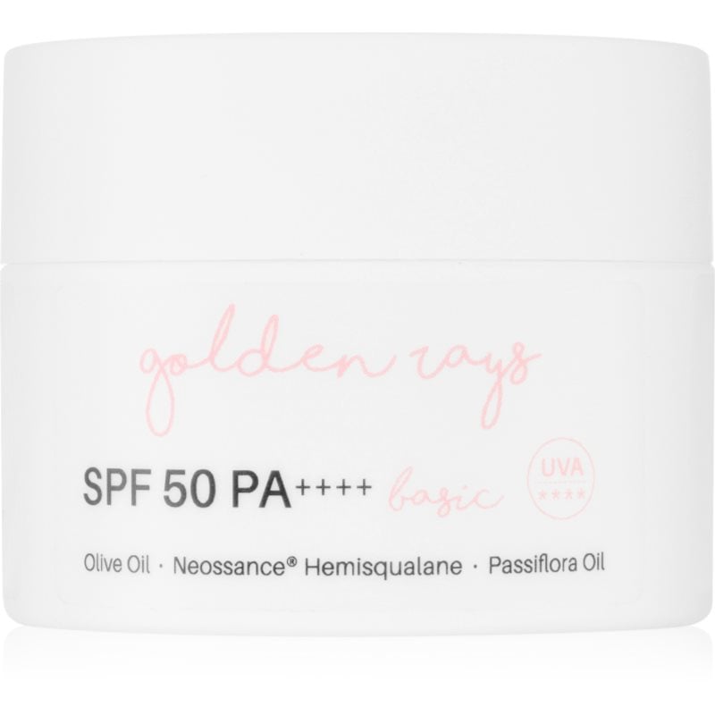 Nacomi Next Level Golden Rays хидратиращ дневен крем SPF 50 holiday
