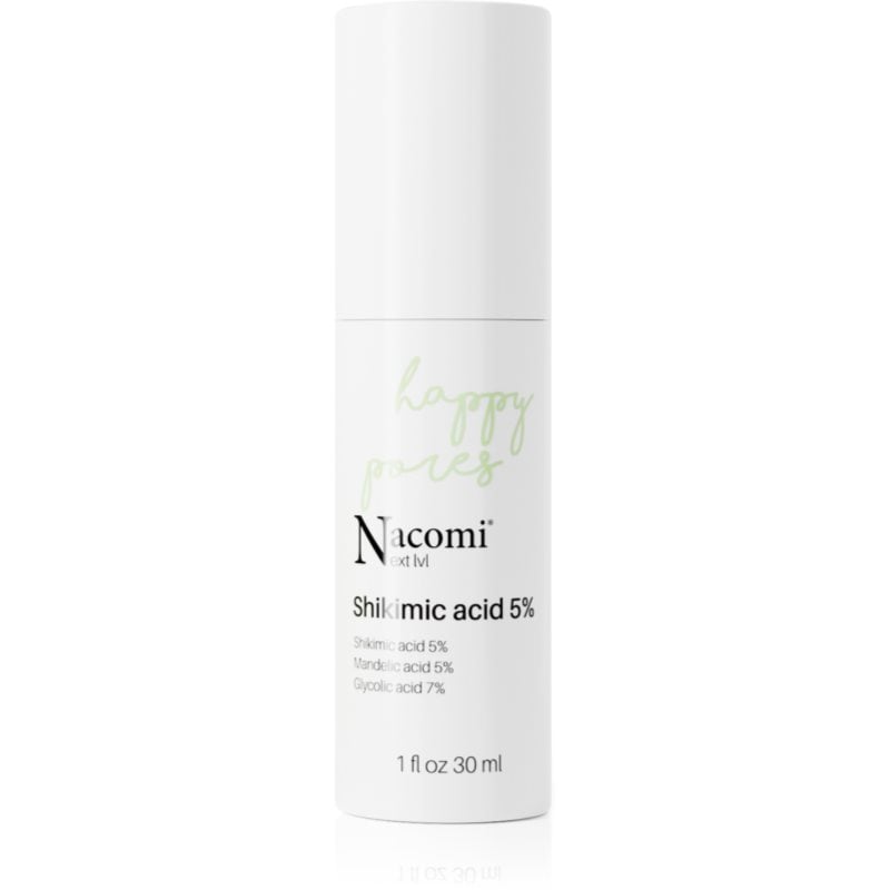 Nacomi Next Level Happy Pores почистващ пилинг за проблемна и мазна кожа Shikimic acid 5%