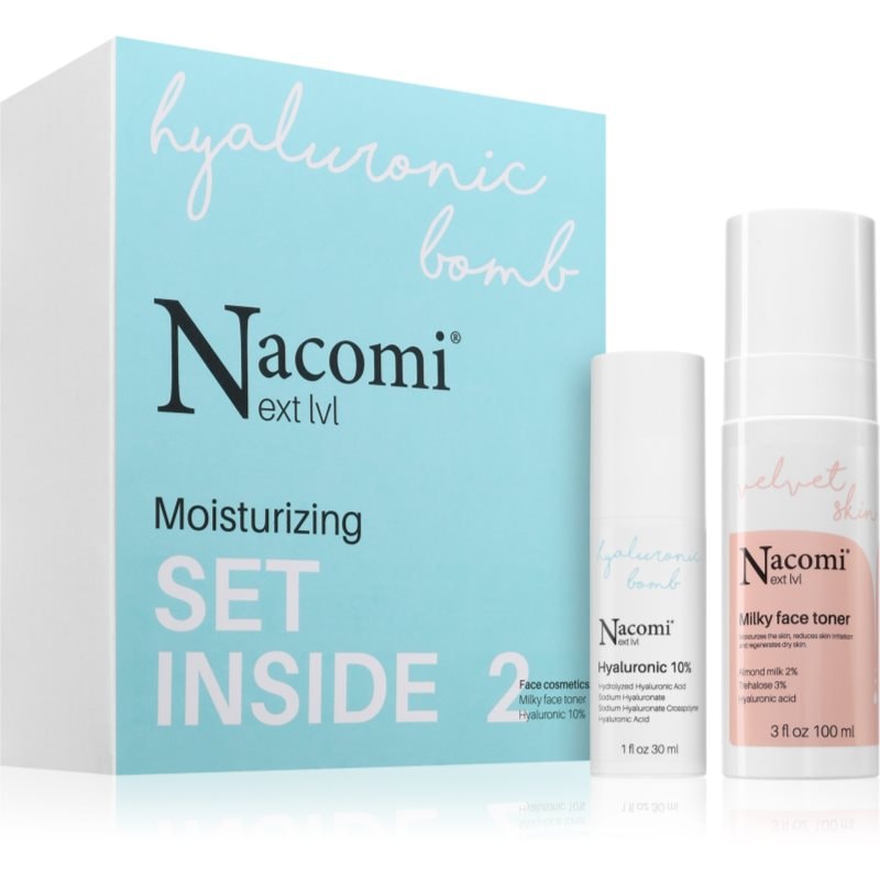 Nacomi Next Level Moisturizing подаръчен комплект за хидратация и блясък - Комплект - Сравни цени от 1 магазин с безплатна доставка