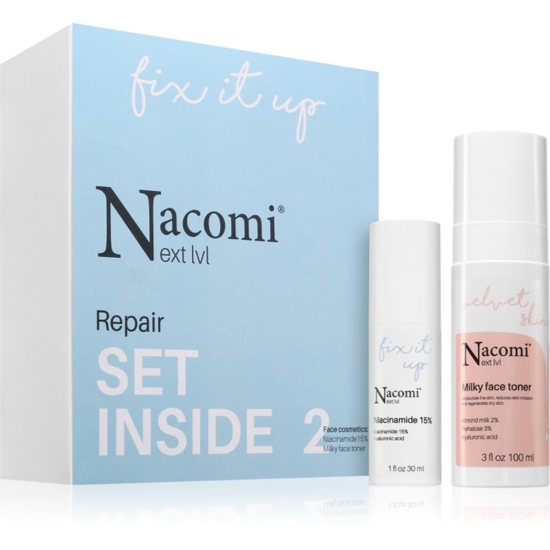 Nacomi Nacomi Next Level Repair подаръчен комплект за мазна и проблемна кожа - Унисекс парфюм - Сравни цени от 1 магазин с безплатна доставка