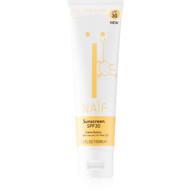 Naif Baby & Kids Sunscreen SPF 30 детски крем за слънчеви бани SPF 30