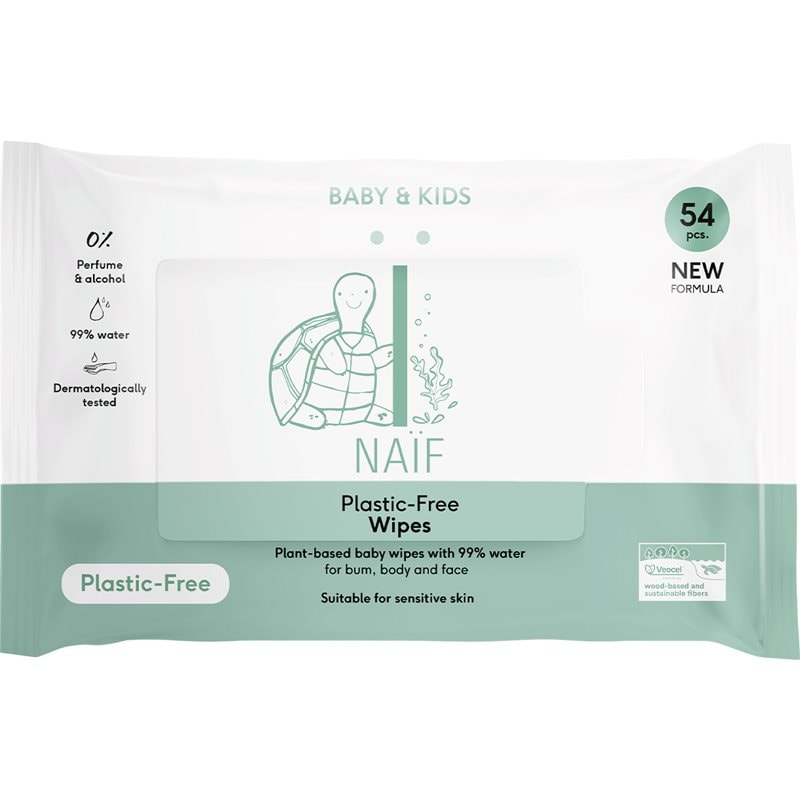 Naif Baby & Kids Plastic Free Wipes мокри кърпички за деца от раждането им - Грижа за тяло - Сравни цени от 1 магазин с безплатна доставка