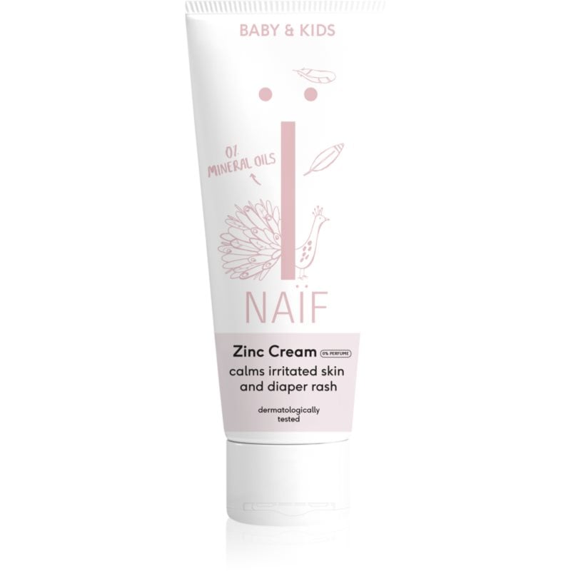 Naif Baby & Kids Zinc Cream крем против подсичане за деца от раждането им без парфюм