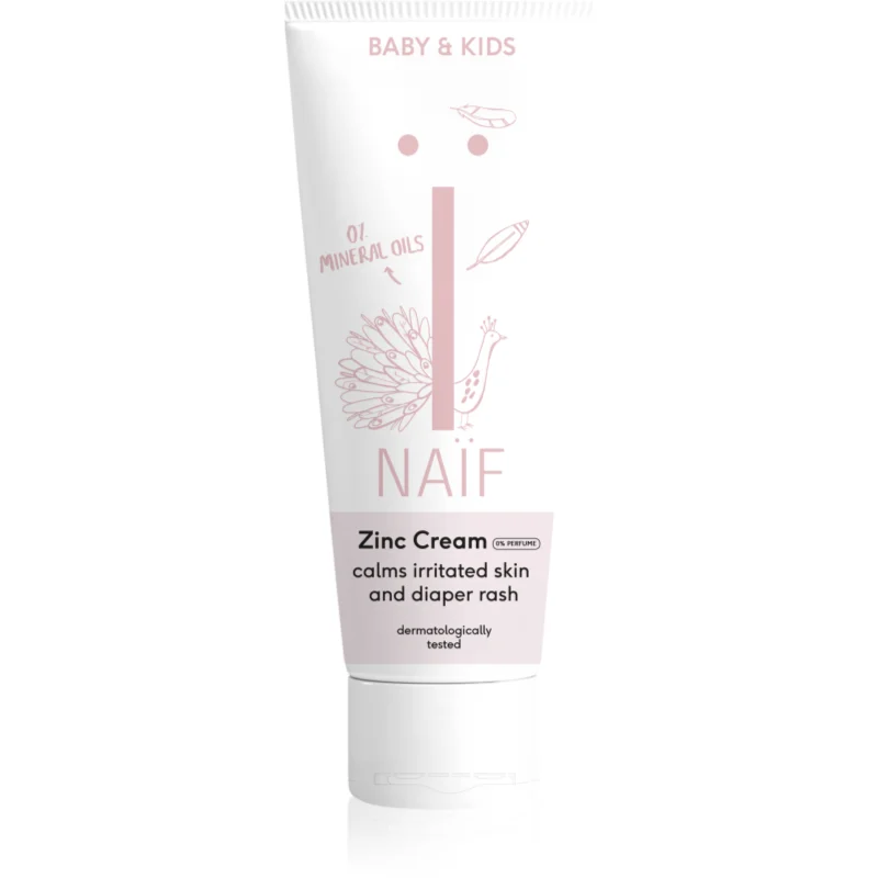 Naif Baby & Kids Zinc Cream крем против подсичане за деца от раждането им без парфюм - За деца - Сравни цени от 1 магазин с безплатна доставка