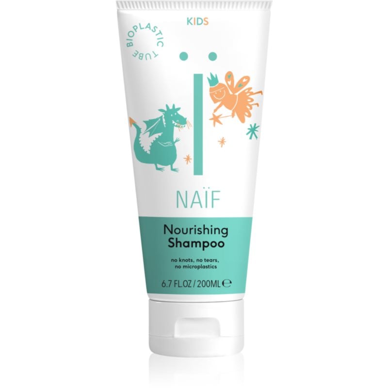 Naif Kids Nourishing Shampoo детски шампоан за по-лесно разресване на косата за деца