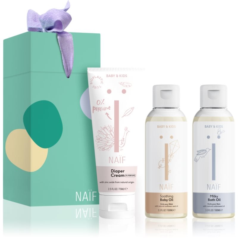 Naif Baby & Kids Newborn Essentials Set подаръчен комплект за деца от раждането им