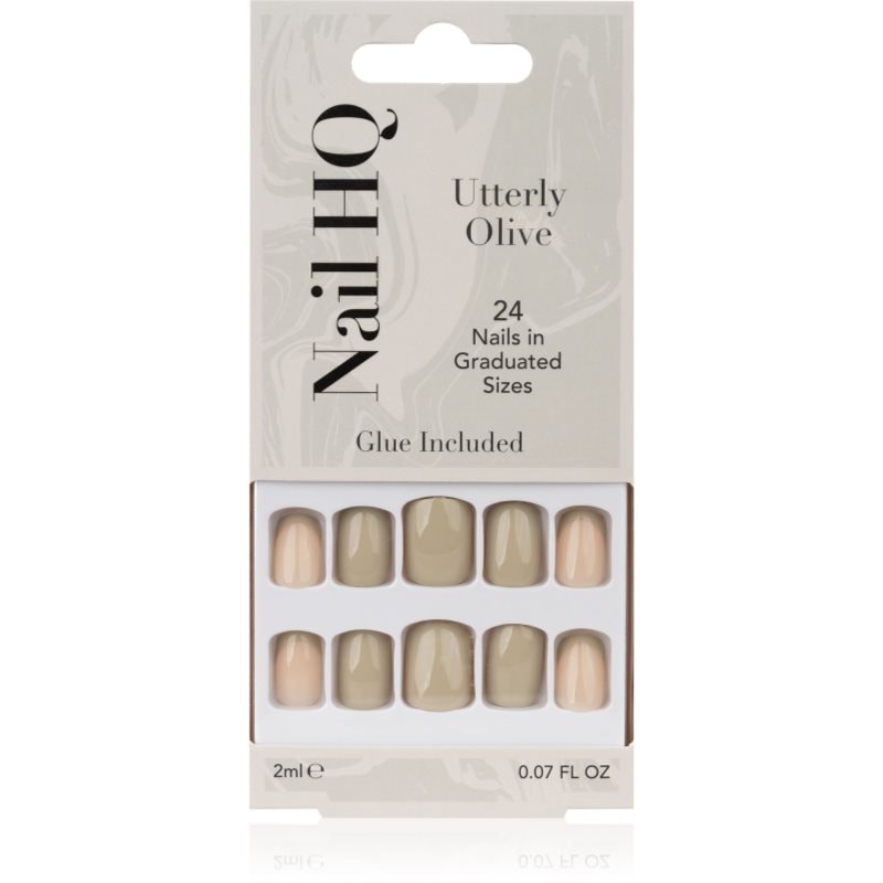 Nail HQ Square Изкуствени нокти Utterly Olive - Грим - Сравни цени от 1 магазин с безплатна доставка