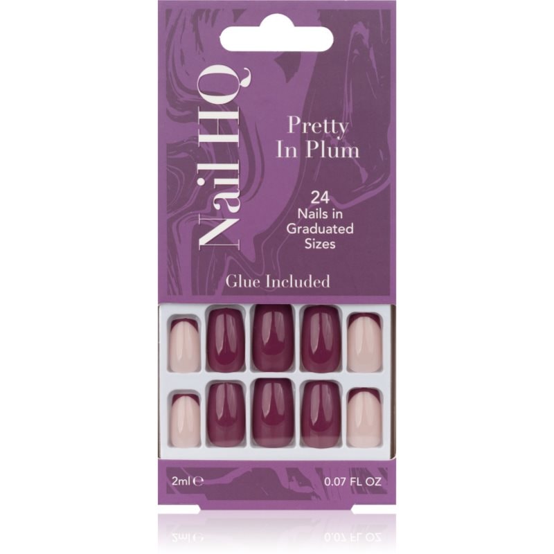 Nail HQ Nail HQ Square Изкуствени нокти Pretty In Plum - Унисекс парфюм 24мл - Сравни цени от 1 магазин с безплатна доставка