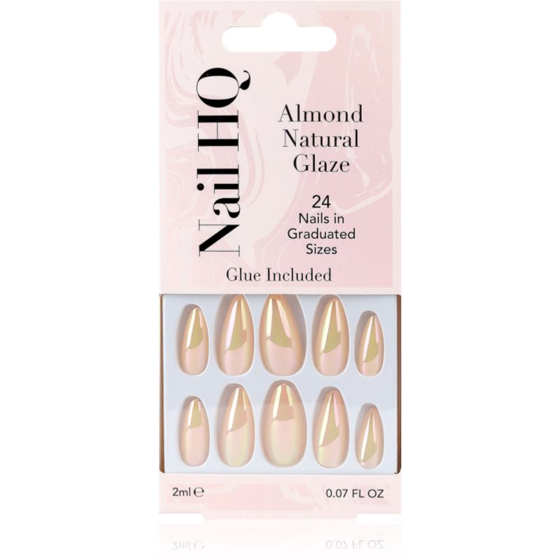 Nail HQ Almond Изкуствени нокти Natural Glaze - Грим - Сравни цени от 1 магазин с безплатна доставка