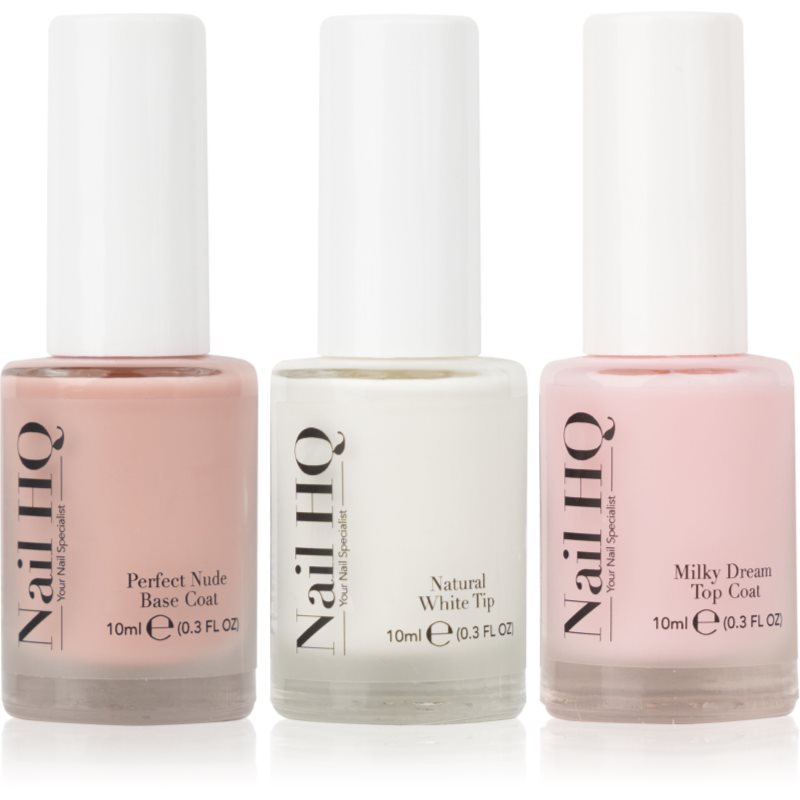 Nail HQ Nail HQ French Manicure Trio Set за френски маникюр - Унисекс парфюм - Сравни цени от 1 магазин с безплатна доставка