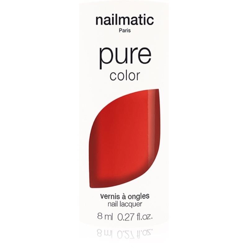 Nailmatic Pure Color лак за нокти ELLA- Rouge Corail / Coral Red - Грим - Сравни цени от 1 магазин с безплатна доставка