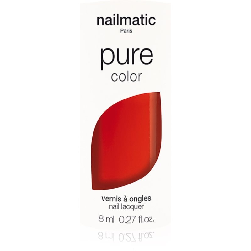 Nailmatic Nailmatic Pure Color лак за нокти GEORGIA-Rouge Coquelicot /Poppy Red - Унисекс парфюм 8мл - Сравни цени от 1 магазин с безплатна доставка