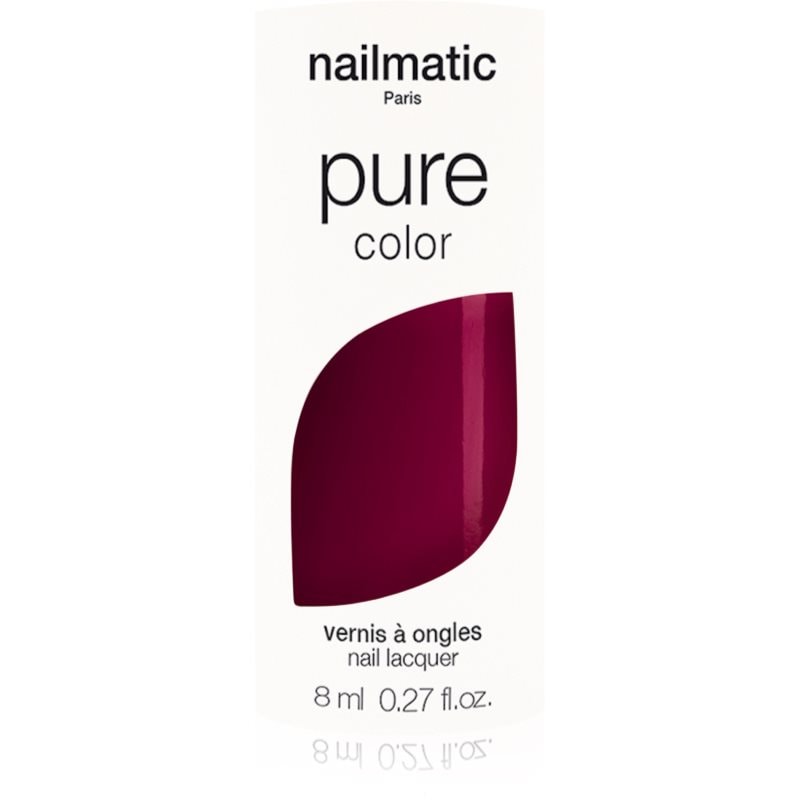Nailmatic Nailmatic Pure Color лак за нокти FAYE-Bordeaux Red - Унисекс парфюм 8мл - Сравни цени от 1 магазин с безплатна доставка