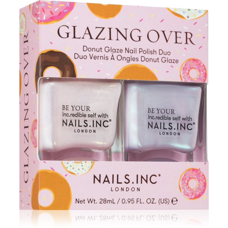 Nails Inc. Nails Inc. Glazing Over Donut Glaze комплект лак за нокти - Унисекс парфюм - Сравни цени от 1 магазин с безплатна доставка