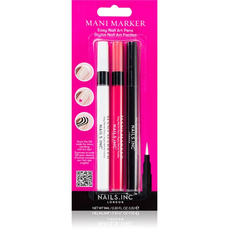 Nails Inc. Mani Marker Trio комплект за маникюр - Комплект - Сравни цени от 1 магазин с безплатна доставка