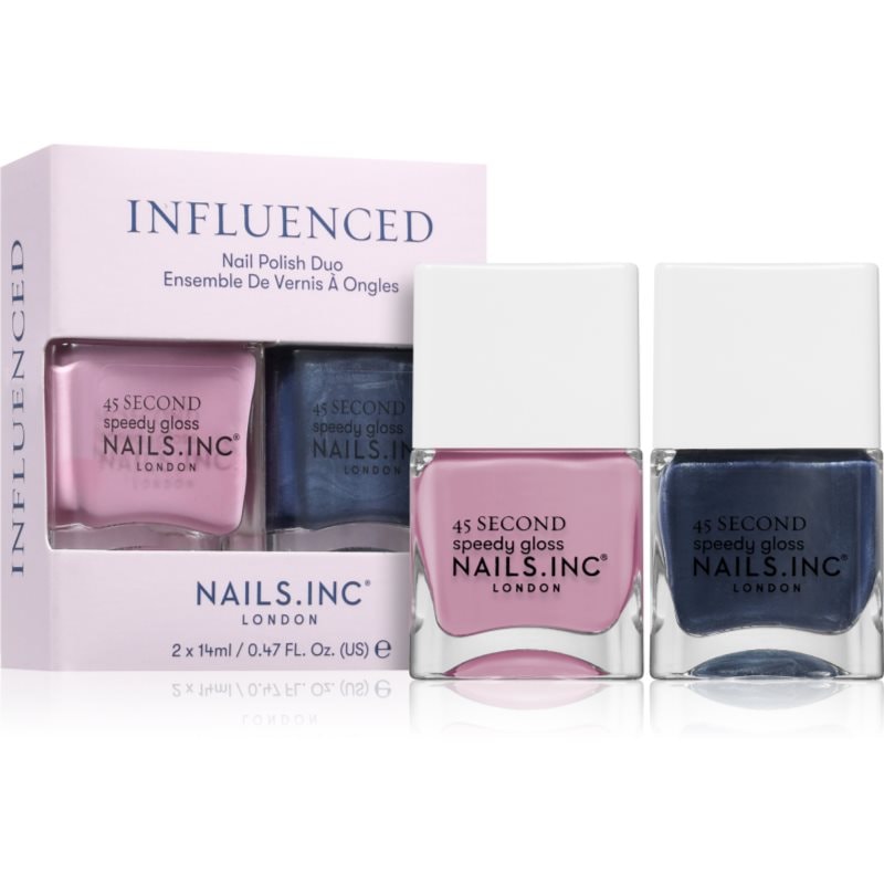 Nails Inc. Influenced комплект лак за нокти - Комплект - Сравни цени от 1 магазин с безплатна доставка