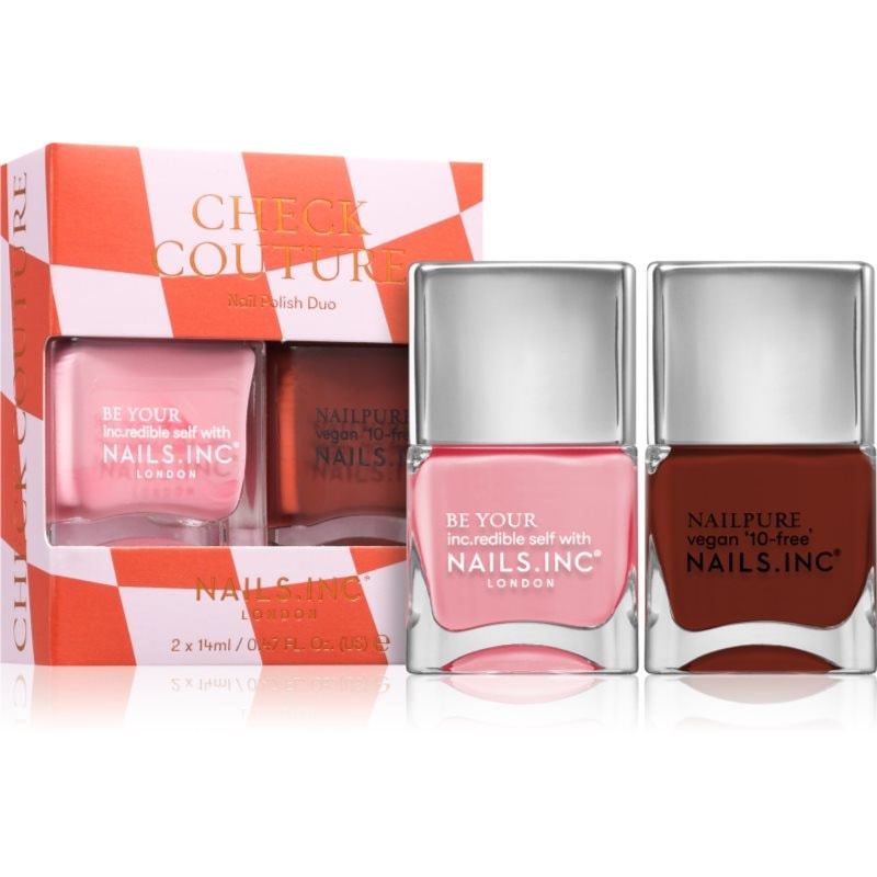 Nails Inc. Check Couture комплект лак за нокти - Комплект - Сравни цени от 1 магазин с безплатна доставка