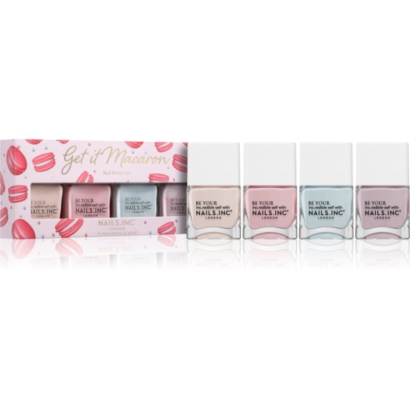 Nails Inc. Get It Macaron комплект лак за нокти - Комплект - Сравни цени от 1 магазин с безплатна доставка